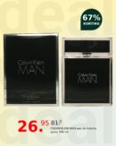 CALVIN KLEIN MAN eau de toilette spray 100 ml